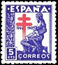 Spain 1946 Pro Tuberculous 5 CTS Lila Edifil 1008. 1008. Uploaded by susofe